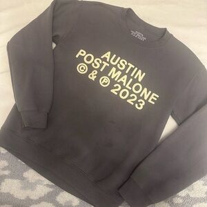 Austin Post Malone 2023 Gray Sweater